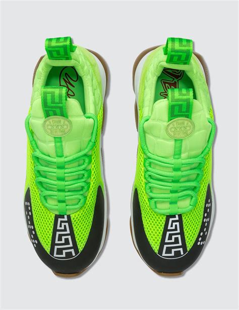 versace sneakers green